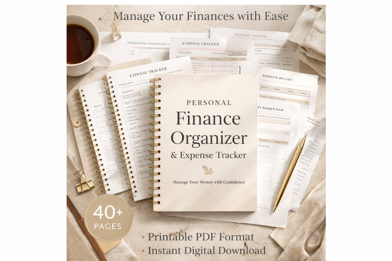 Minimalist Budget & Savings Workbook